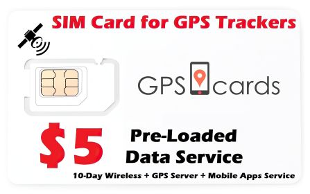 SIM Card for Voyager 4N Car Locator with Nationwide Coverage + No Roam Fee