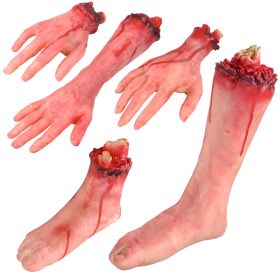 Halloween Severed Hands Feet Props